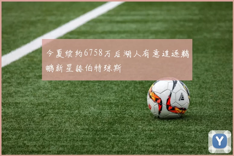 今夏续约6758万后湖人有意追逐鹈鹕新星赫伯特琼斯